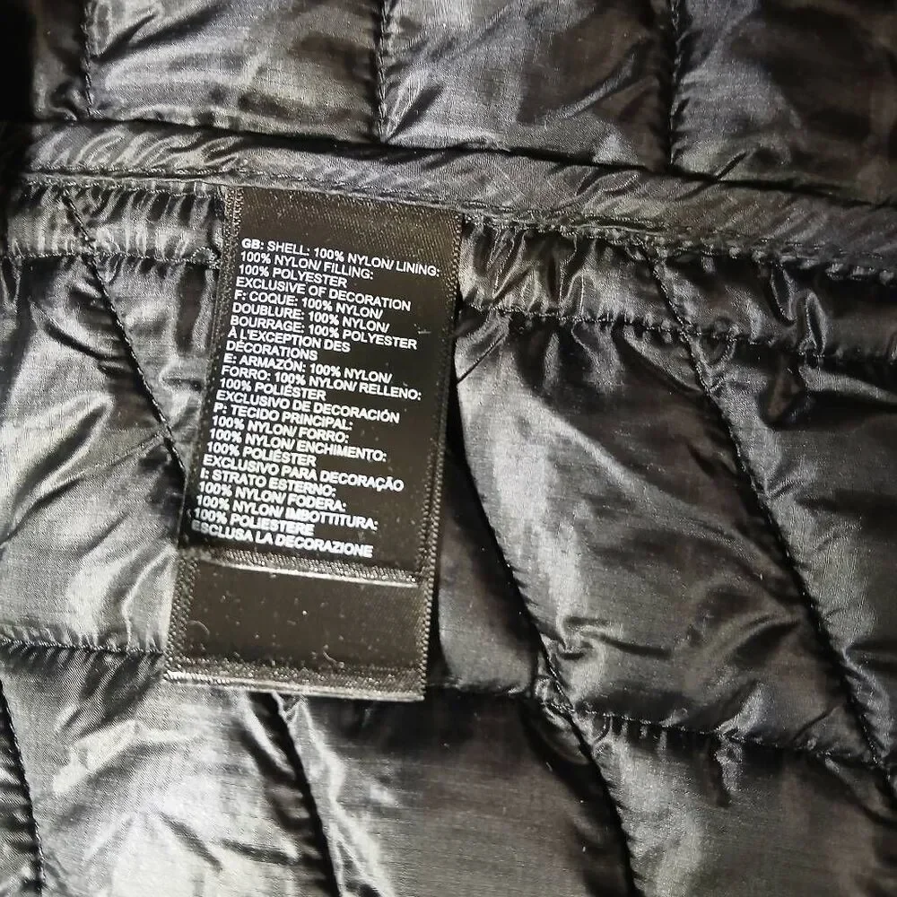 North face Mens thermoball trekker jacket lightweight packable coat black